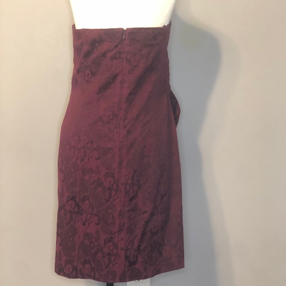 Paisley Print Pocketed Strapless Dress - Picture 11 of 13